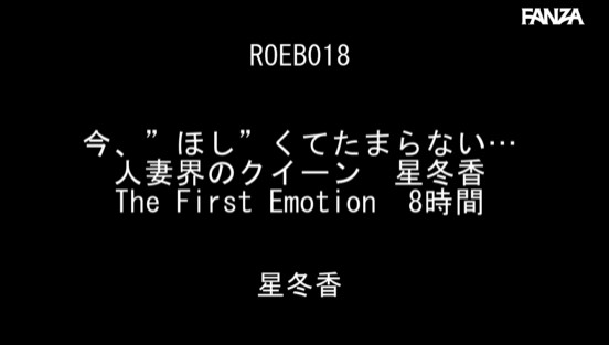 今、’ほし’くてたまらない…人妻界のクイーン 星冬香 The First Emotion 8時間